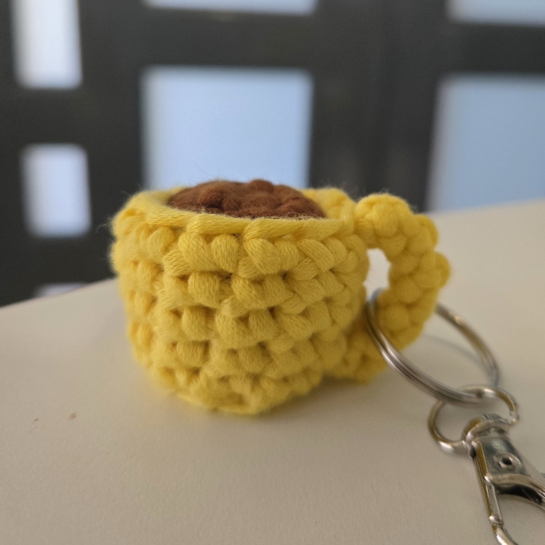 Coffee Cup Keychain